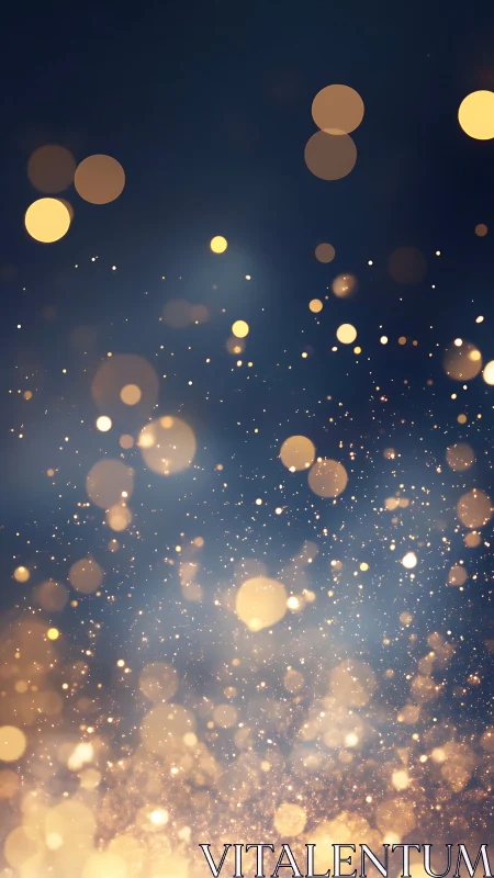 Gold-dusted bokeh night where tiny sparks learn to float.