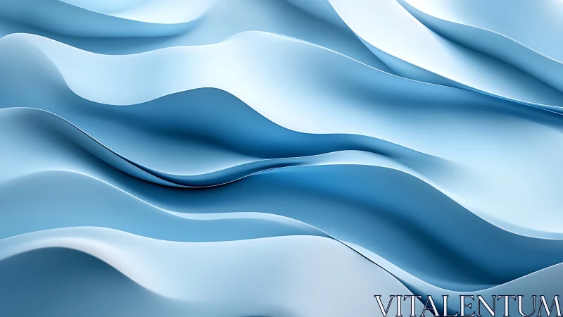 Silken blue wavelengths slide softly across a liquid horizon