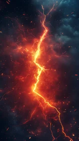 Branching electrical discharge channels propagate through luminous plasma void