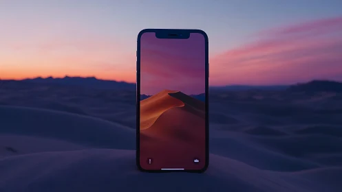 Desert Twilight Portal: Where Sand Meets Digital Dreams
