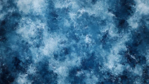 Blue textured background shows diffuse cloudlike distribution