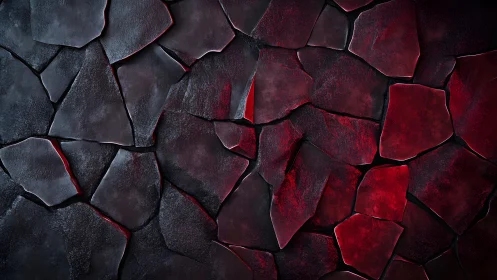 Dark Red and Black Stone Texture Abstract Background Design.