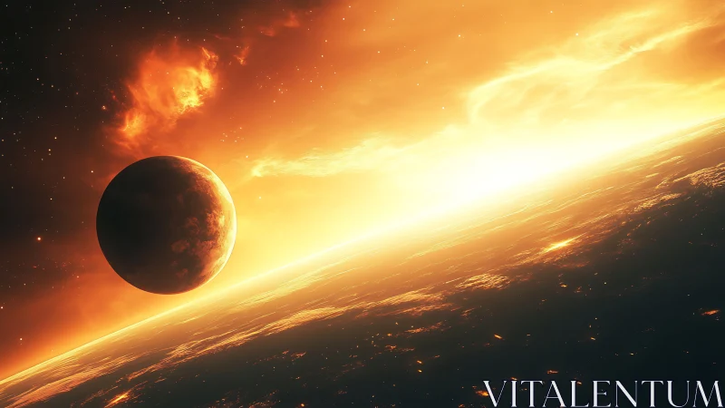 High dynamic range exoplanet horizon under intense stellar flare