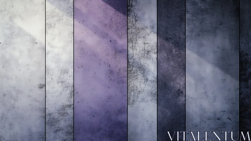 Soft violet concrete stripes catching wandering daylight.