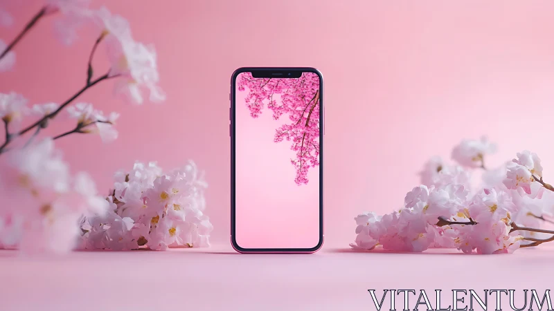 Spring Cherry Blossoms Meet Modern Technology