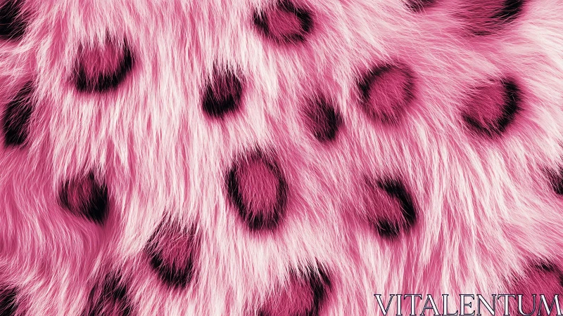 Pink and Black Leopard Print Texture Analysis.