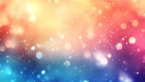 Colorful bokeh lights abstract background with soft gradient hues.