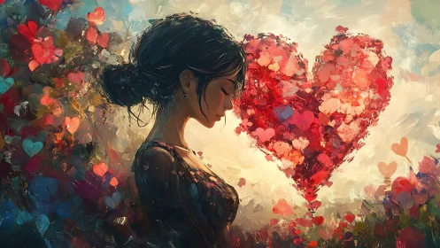 Heart's Garden Meditation: Love Blooms Within.