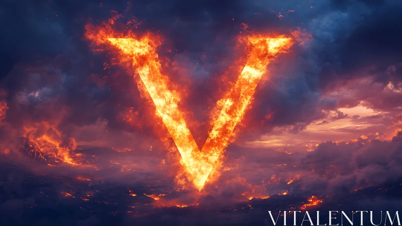 Incandescent Letter V: Fiery Atmospheric Rendering.