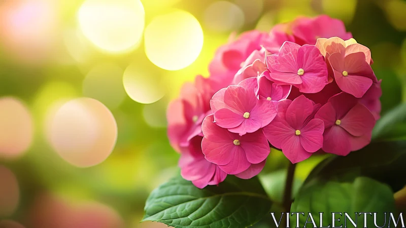 Phlox Petals Glow: Nature's Pink Symphonic Bloom.