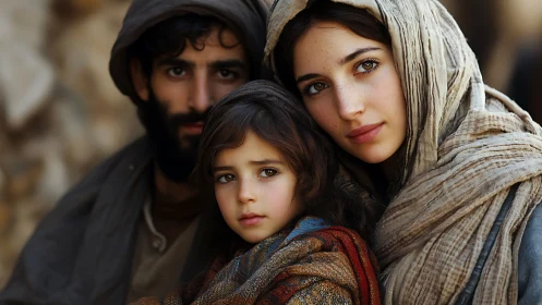 A Family's Quiet Moment Together