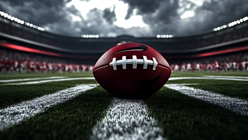 Lone gridiron rebel waits center stage for the storm snap