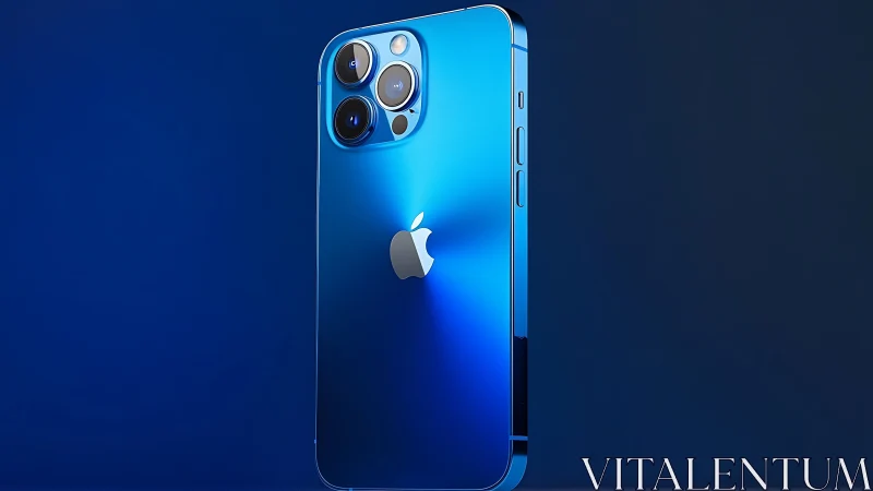 iPhone 12 Pro Max Pacific Blue with Triple Camera System