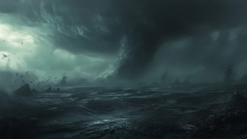 Ocean of Broken Lights beneath the Devouring Tempest.