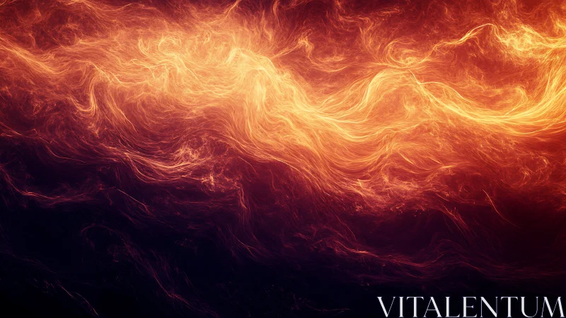 Fiery Plasma Waves in Dynamic Motion and Energy.