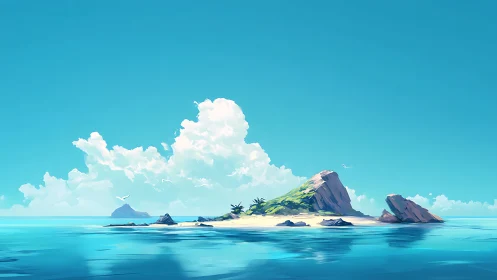 Serene Tropical Island Paradise Awaits Your Discovery