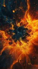 Inferno's Dance: Molten Chaos Erupts.