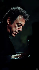 Focused pianist pours heartfelt emotion into quiet melody