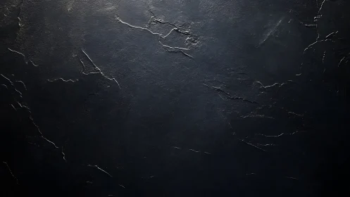 Dark slate texture with subtle cracks and reflective sheen.