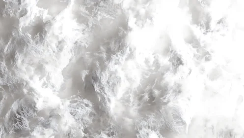 Billowing white cloud texture suggests soft ethereal motion.