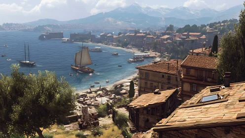 Mediterranean Dream: Where Coastal Charm Meets Mountain Wonder.