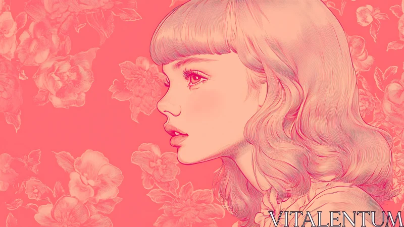 Soft pink portrait celebrates quiet strength and gentle wonder