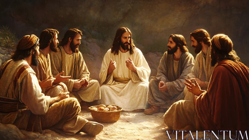 Soft desert circle of teaching light and listening hearts.