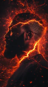 Electric energy flows through a powerful, focused mind