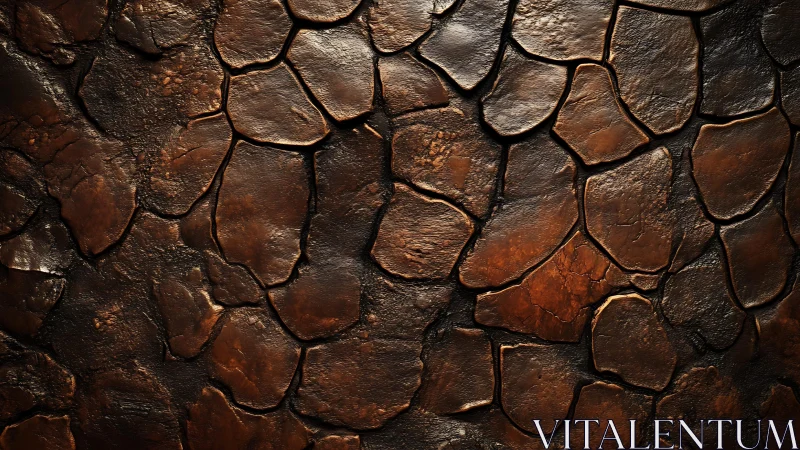 Textured dark brown stone wall with rustic, natural finish.