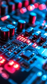 Neon-lit circuit skyline pulses with electric city rhythm.