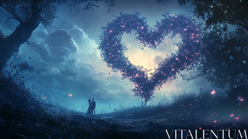 Love's Luminous Vision: A Moment Beyond Time.