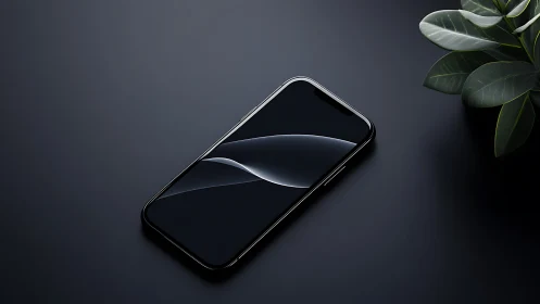 Modern Smartphone Gleams with Elegant Design and Tech Appeal
