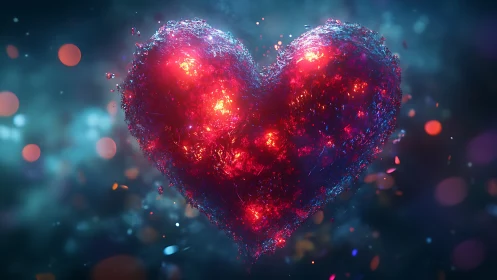 Glowing Heart of Light and Energy.