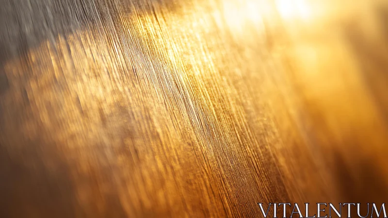 Golden brushed metal texture with soft abstract lighting.