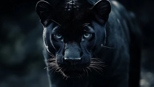 Black Panther Portrait Study.