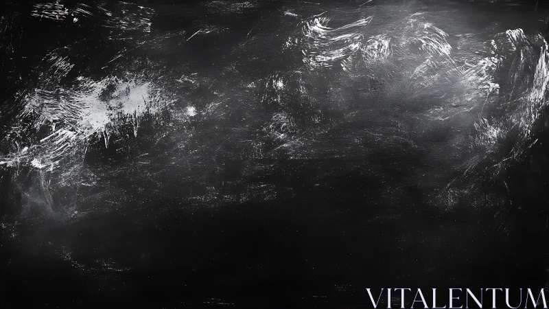 Chalkdust daydreams on a well-worn classroom blackboard.