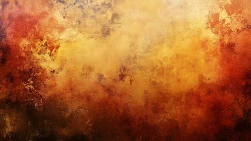 Molten dusk fog swirling in a burnished ember skyscape.