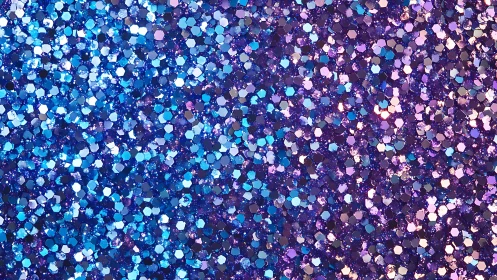 Celestial glitter tide in electric blue and violet shimmer.