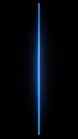 Vertical cyan energy beam on black with subtle radial bloom