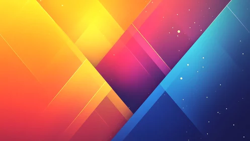 Geometric gradient planes intersect across a divided field