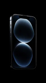 Premium Smartphone Display with Spherical Gradient Elements