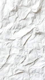 Wrinkled paper landscape folds into quiet abstract mountains