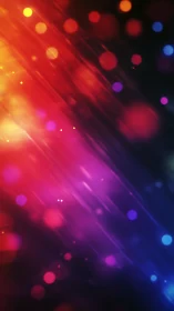 Chromatic bokeh streaks in diagonal spectral light field.