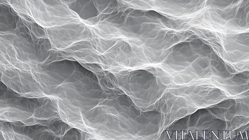 Whispering electric veils drift across a grayscale horizon.