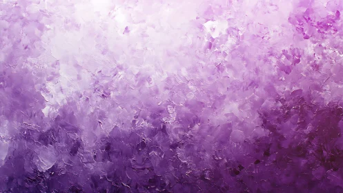 Lavender storm of brushstrokes in dreamy abstract bloom.