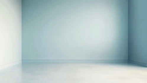 Soft blue corner room inviting quiet daydreams.