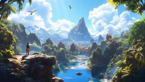 Adventure Awaits in a Mystical Valley of Soaring Peaks