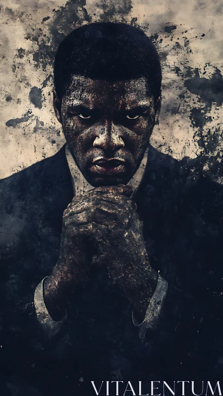 Stormworn Gentleman in Shadowed Resolve and Silent Fire.