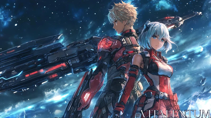 Starbound pilots stand united in luminous cosmic storm