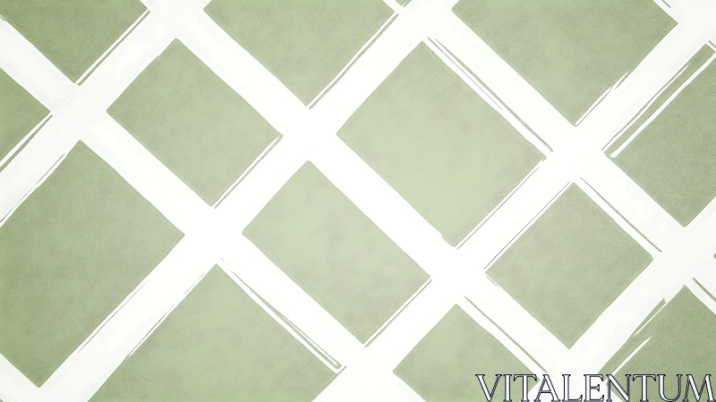 Pale green diamond grid pattern forms minimal abstract background